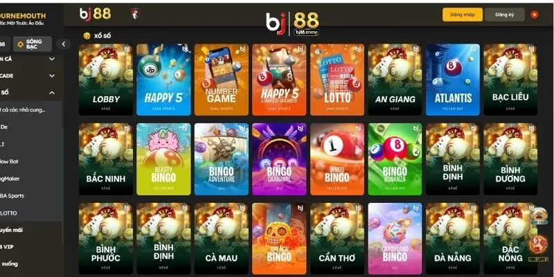 Các Loại Hình Xổ Số Tại BJ88