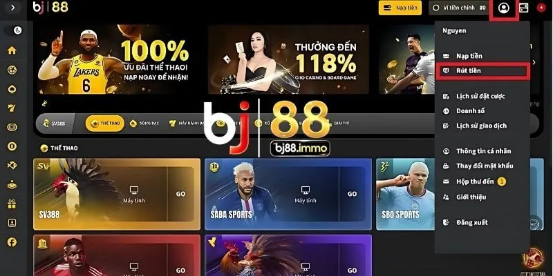 Hướng Dẫn Rút Tiền Bj88