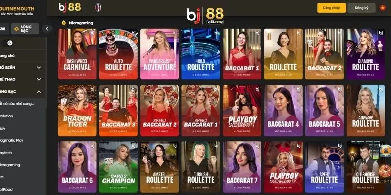 Nhà Cung Cấp Game Của Sòng Bạc BJ88