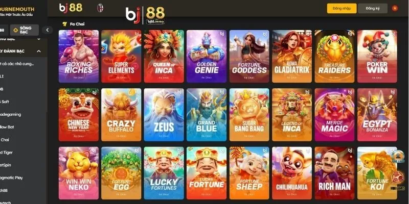 Nhà Cung Cấp Game Máy Đánh Bạc Của BJ88
