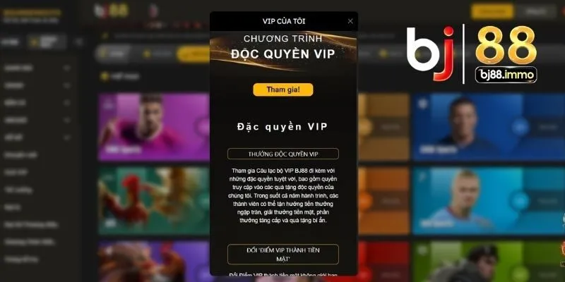 Tài Khoản VIP của Bj88